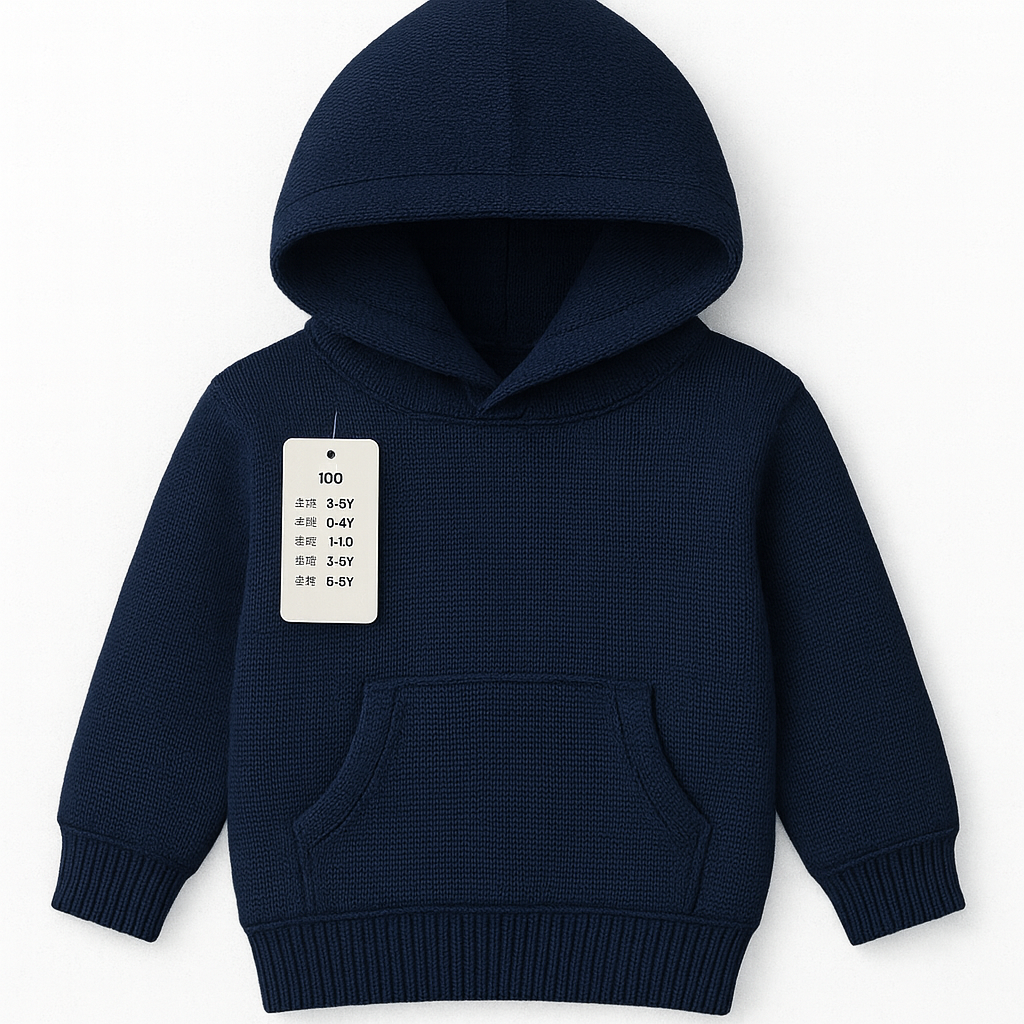 Unisex Fancy Pullover Hoodie Sweater – Warm & Cozy (0-24 Months)