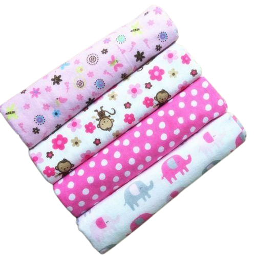 4 Piece Cotton Flannel Receiving Set