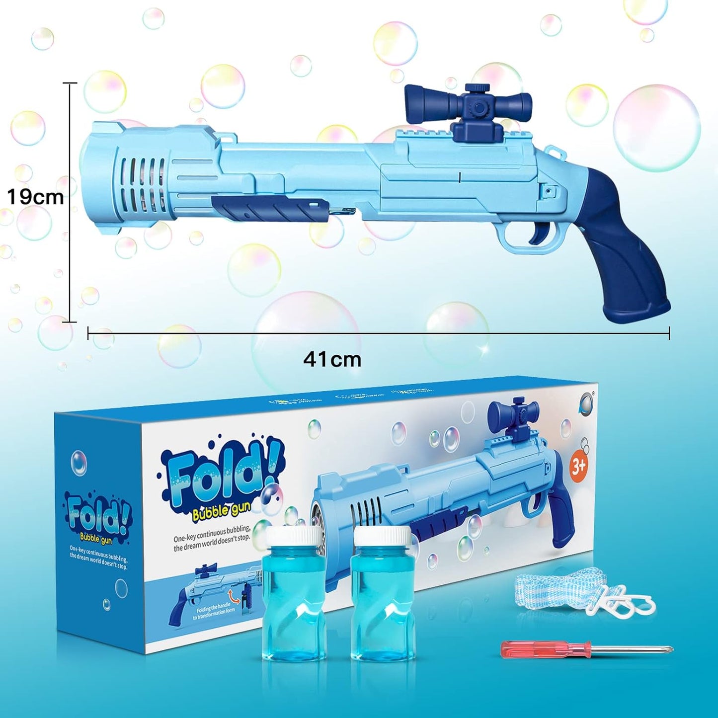 Fold! Bubble Gun – The Ultimate Bubble Blaster for Kids (and Adults too!)