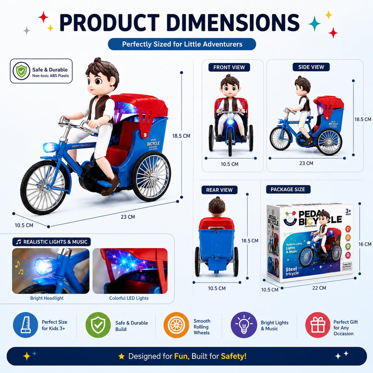 Stunt Tricycle Toy