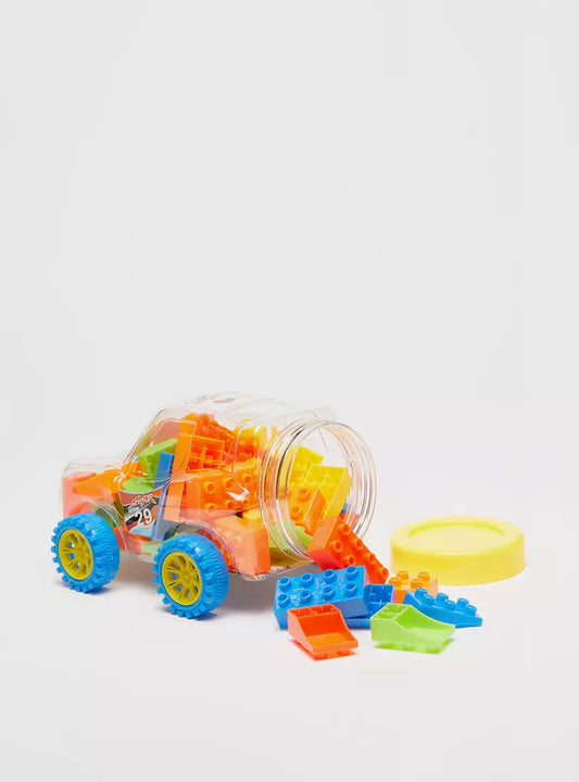 Colorful Building Blocks Set in a Car Toy