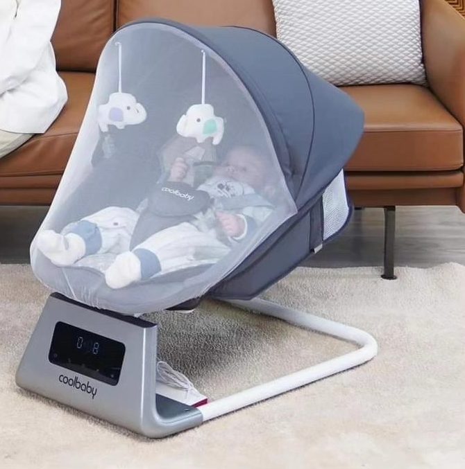 CoolBaby 4 in 1 Deluxe Baby Swing Pro