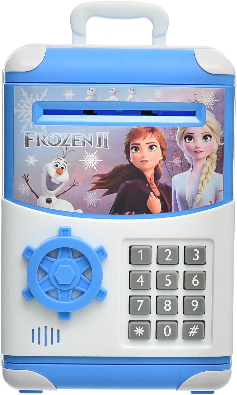 Kids Electronic ATM Piggy Bank Safe β Password & Note-Eating, Cartoon Design