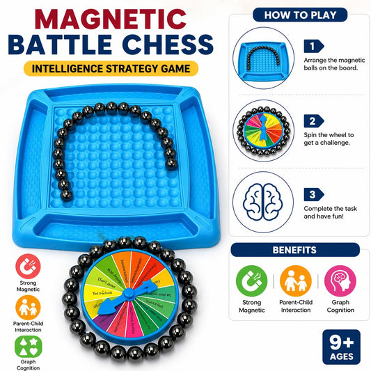 Magnetic Battle Chess Strategy Game – 9+ Years