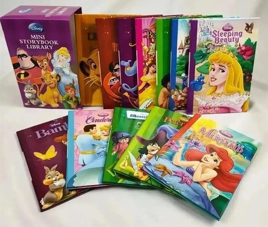 Disney Mini Storybook Library – 12 Books