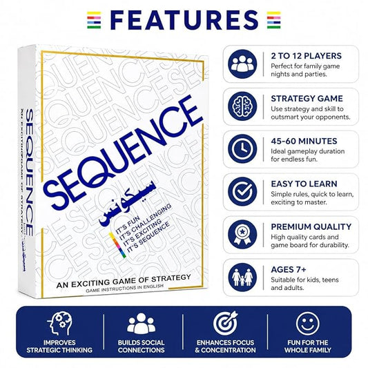 Sequence – The Exciting Game of Strategy (Ages 7+)