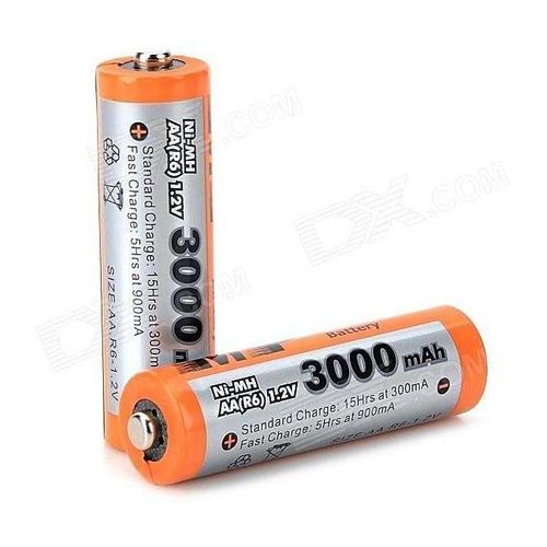 2-Piece MP 3000mAh AA Rechargeable Battery Set – Perfect for Kids’ Toys