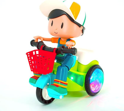 Stunt Tricycle Toy – Lights, Music & 360° Spinning Fun!