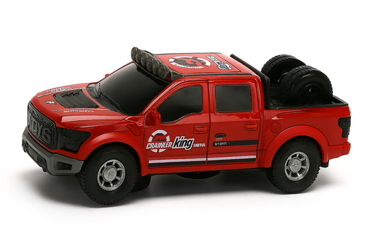 Crawler King Pickup Toy Car with 3D Lights