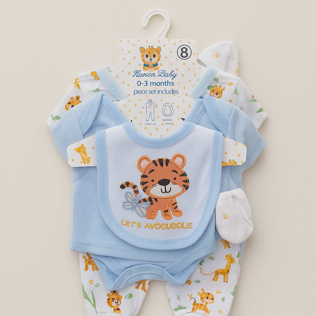 8 Piece Cotton Receiving Set
