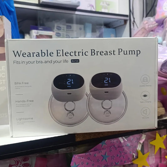 Double Wearable Electric Breast Pump | Hands-Free, Rechargeable & Quiet