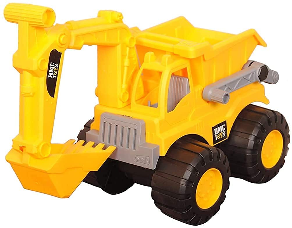 Heavy Duty Construction Excavator Toy Truck (Big Size) – XL Wheels, Durable & Realistic Design