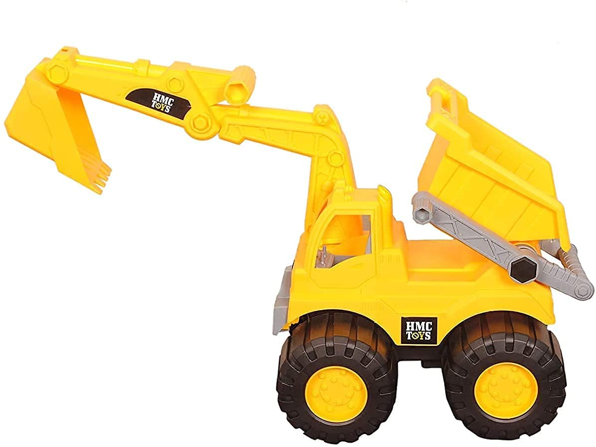 Heavy Duty Construction Excavator Toy Truck (Big Size) – XL Wheels, Durable & Realistic Design