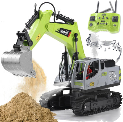 Alloy Excavator – Remote Control  &  4WD Construction Truck