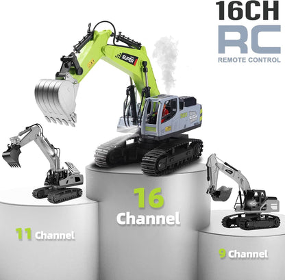 Alloy Excavator – Remote Control  &  4WD Construction Truck