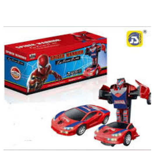 Spider Warrior Far From Home Car & Robot Transformer Toy