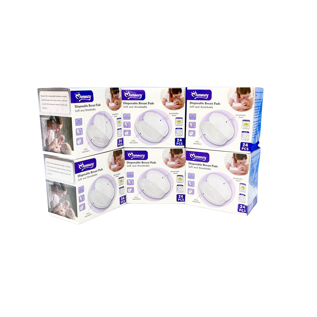 Momeasy Disposable Breast Pads 24pcs