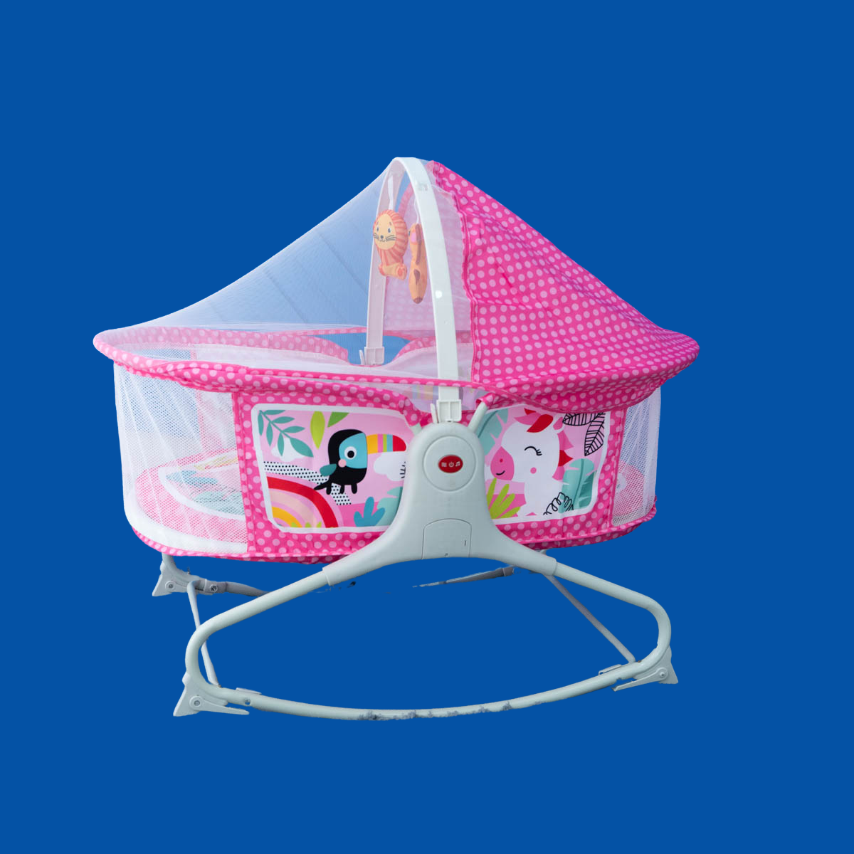 Portable Baby Rocker Swing Bassinet With Music