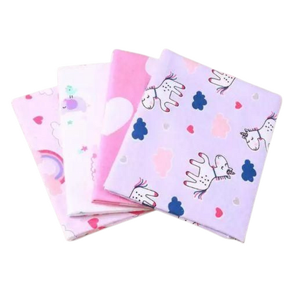 4 Piece Cotton Flannel Receiving Set