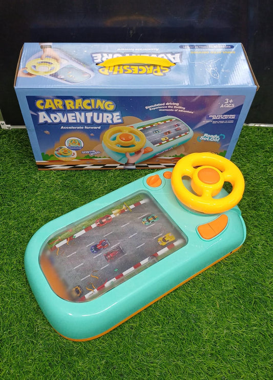 Car Racing Adventure Steering Wheel – Interactive Driving Fun for Kids!