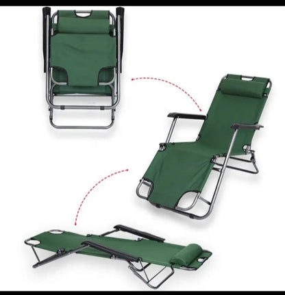 Portable Folding Recliner Lounge Chair