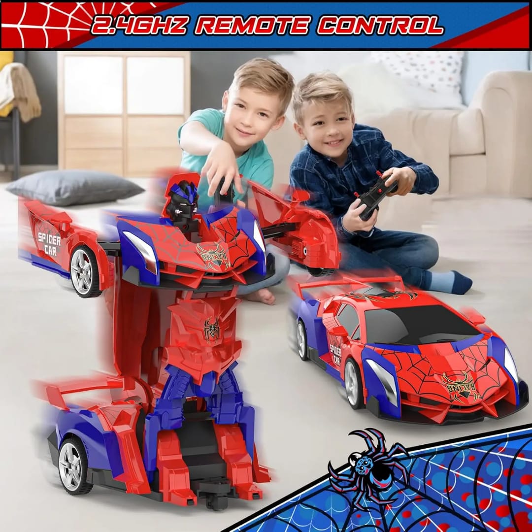 Spider Transforming Remote Control Car Robot