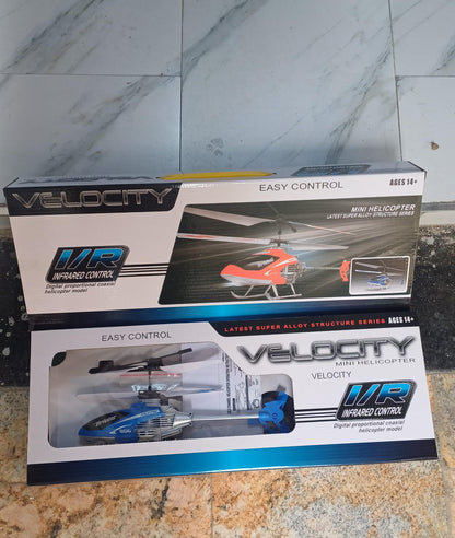 Velocity RC Helicopter – Infrared Remote Control Coaxial Helicopter with Easy Flight Controls
