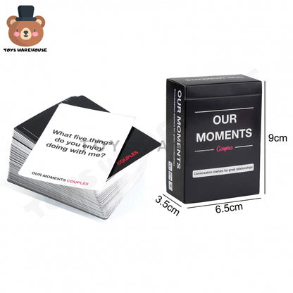 Our Moments Couples Card Game – Conversation Starters for Deeper Connection