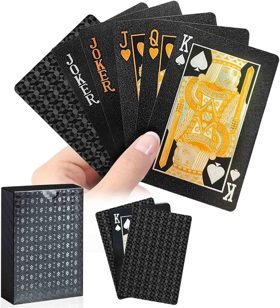 Poker Cards (Black / Gold/ Silver / Dollar / Red / Black / Rose)