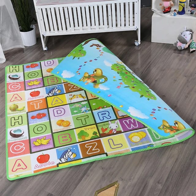 Double Sided  Waterproof  Crawling Floor Mat (200 by 180 cm)