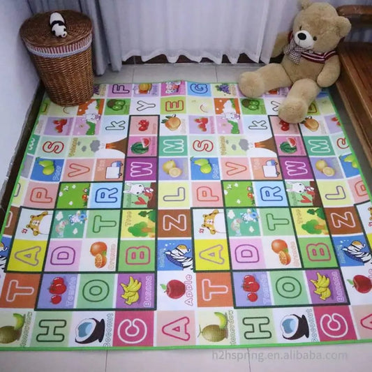 Double Sided  Waterproof  Crawling Floor Mat (200 by 180 cm)