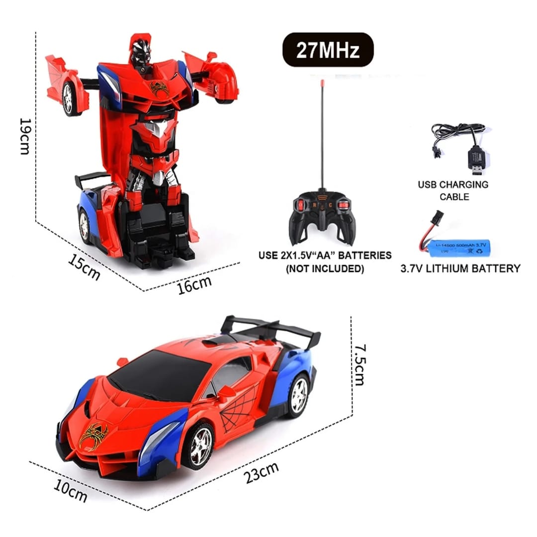 Spider Transforming Remote Control Car Robot