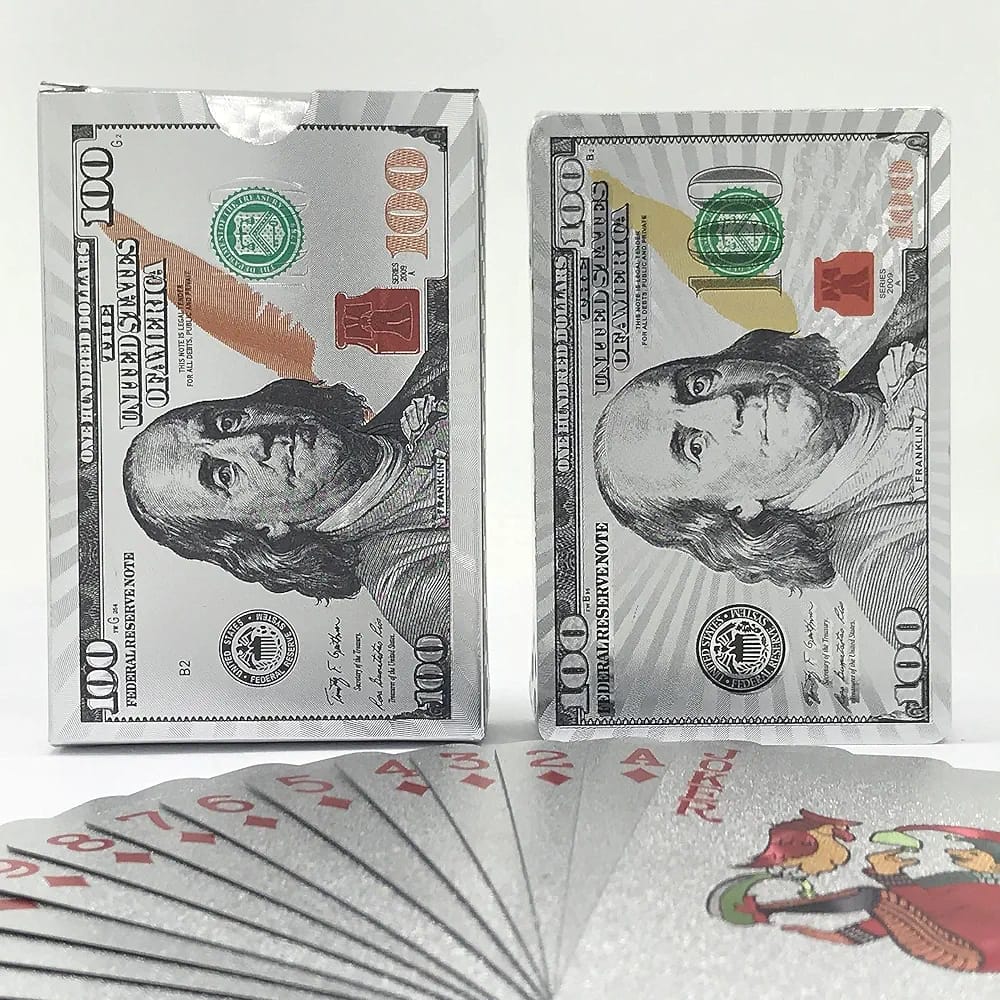 Poker Cards (Black / Gold/ Silver / Dollar / Red / Black / Rose)