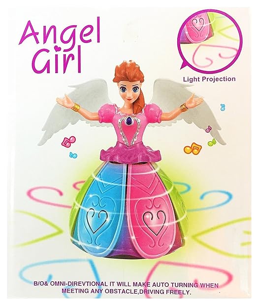 Angel Girl Musical Rotating Doll With LED Lights