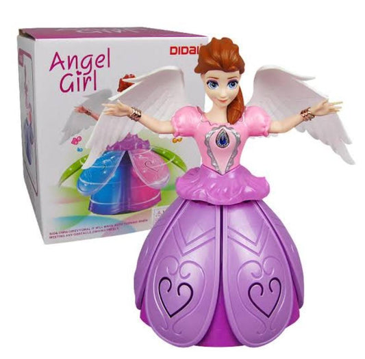 Angel Girl Musical Rotating Doll With LED Lights