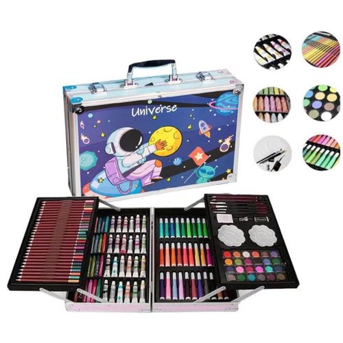 Kids Art Set in Aluminium Carry Case (145 Pieces) - 3+ Years