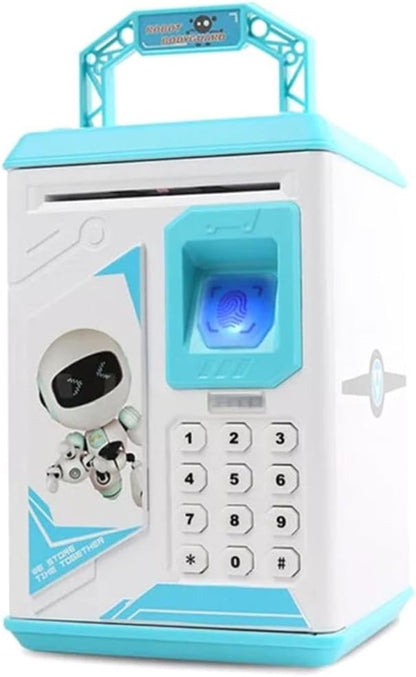 Robot Piggy Bank Kids ATM - Electronic Fingerprint Password