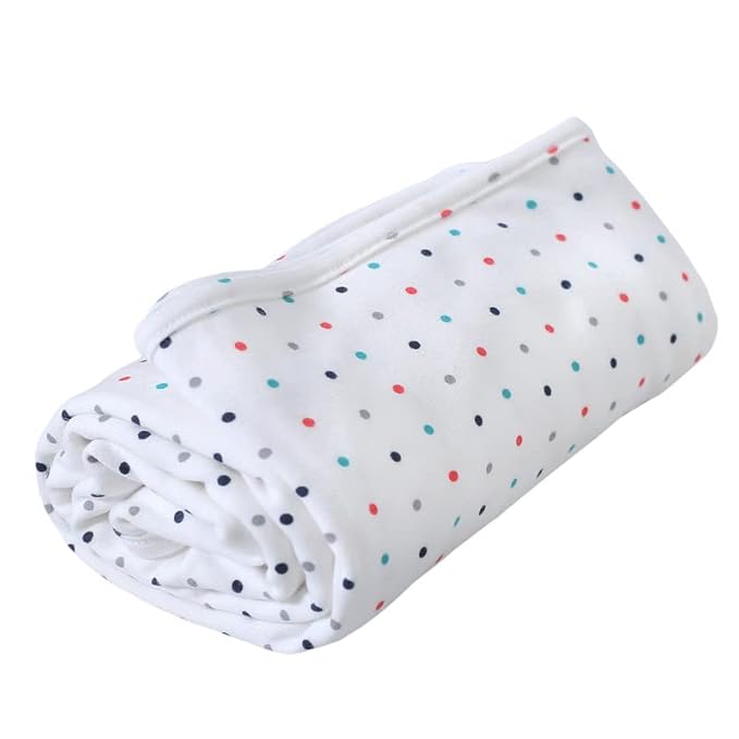 Newborn Dotted Baby Shawls Fleece Soft Warmers