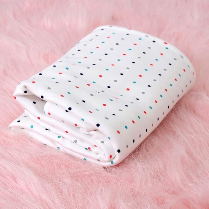 Newborn Dotted Baby Shawls Fleece Soft Warmers