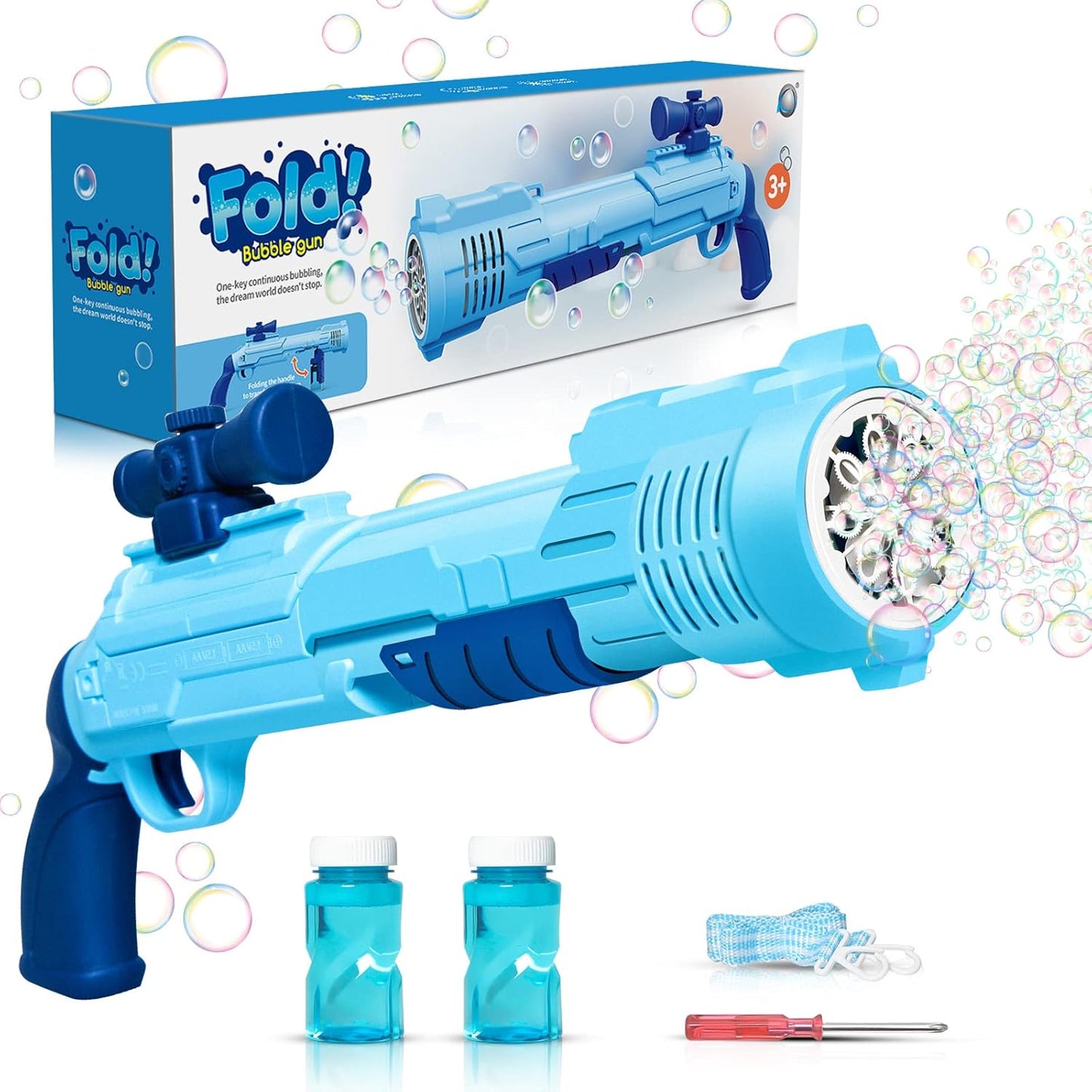 Fold! Bubble Gun – The Ultimate Bubble Blaster for Kids (and Adults too!)