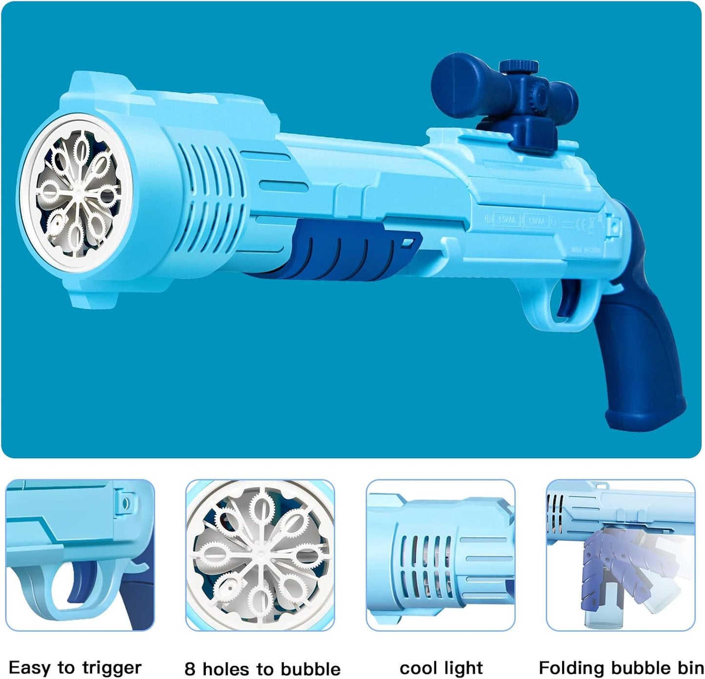 Fold! Bubble Gun – The Ultimate Bubble Blaster for Kids (and Adults too!)