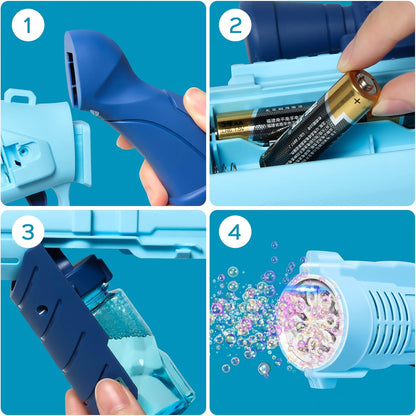Fold! Bubble Gun – The Ultimate Bubble Blaster for Kids (and Adults too!)