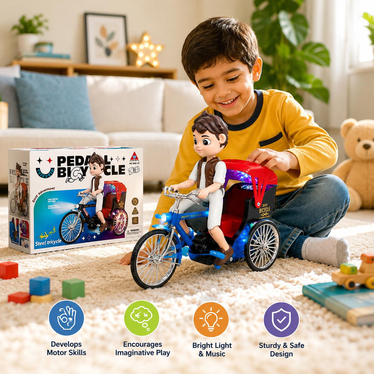 Stunt Tricycle Toy