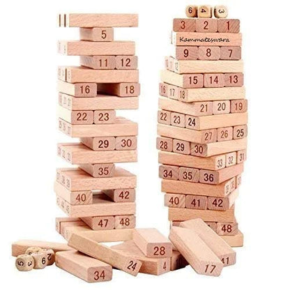 Jenga 54 Pieces Stacking Tower Block game