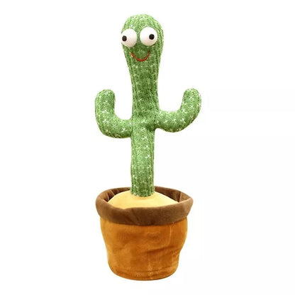 Multifunctional Dancing Cactus Toy – Sings, Repeats, Dances & Lights Up (USB Rechargeable)