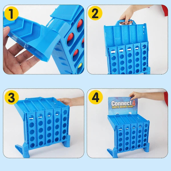 Connect 4 Shots Board Game – Fast-Paced Strategy Game