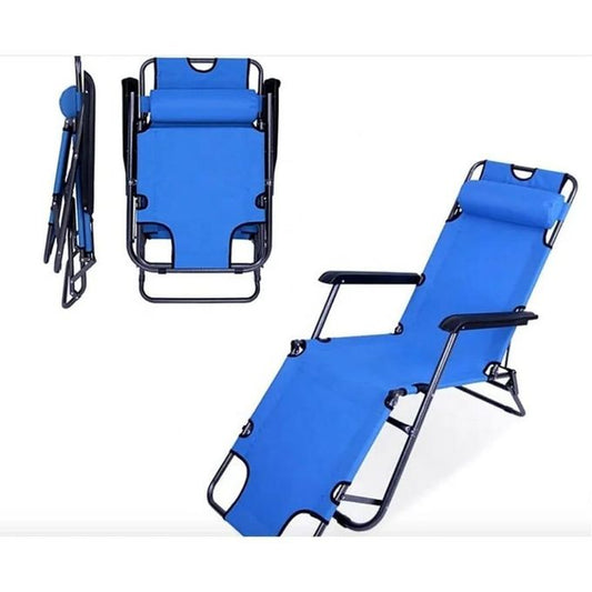 Portable Folding Recliner Lounge Chair