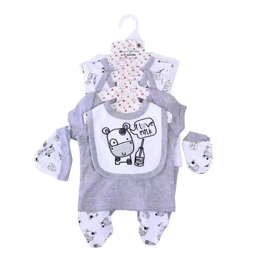 8 Piece Newborn Baby Receiving Set
