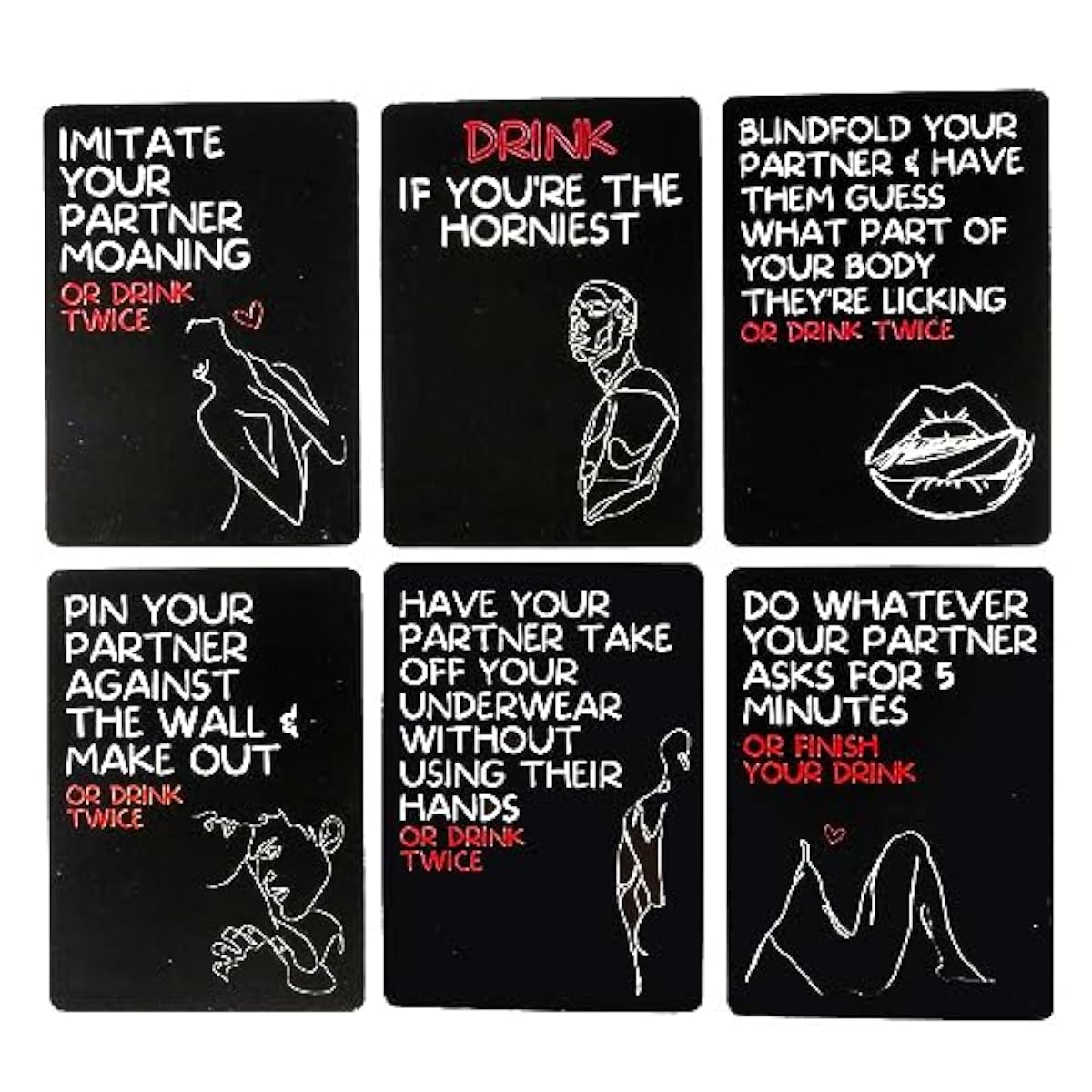 Drunk Desires Couples Drinking Game – Fun & Flirty Date Night Card Game