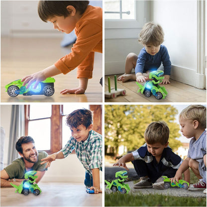 Transforming Dino Racer Car – Automatic Dinosaur Car with Lights & Music